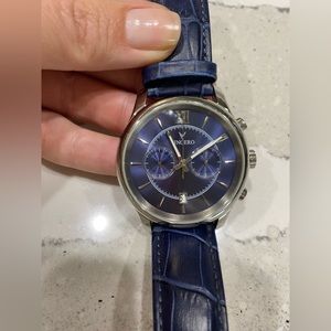 Vincero Collective wristwatch Mens Bellwether Chronograph Blue Luxury Timepiece